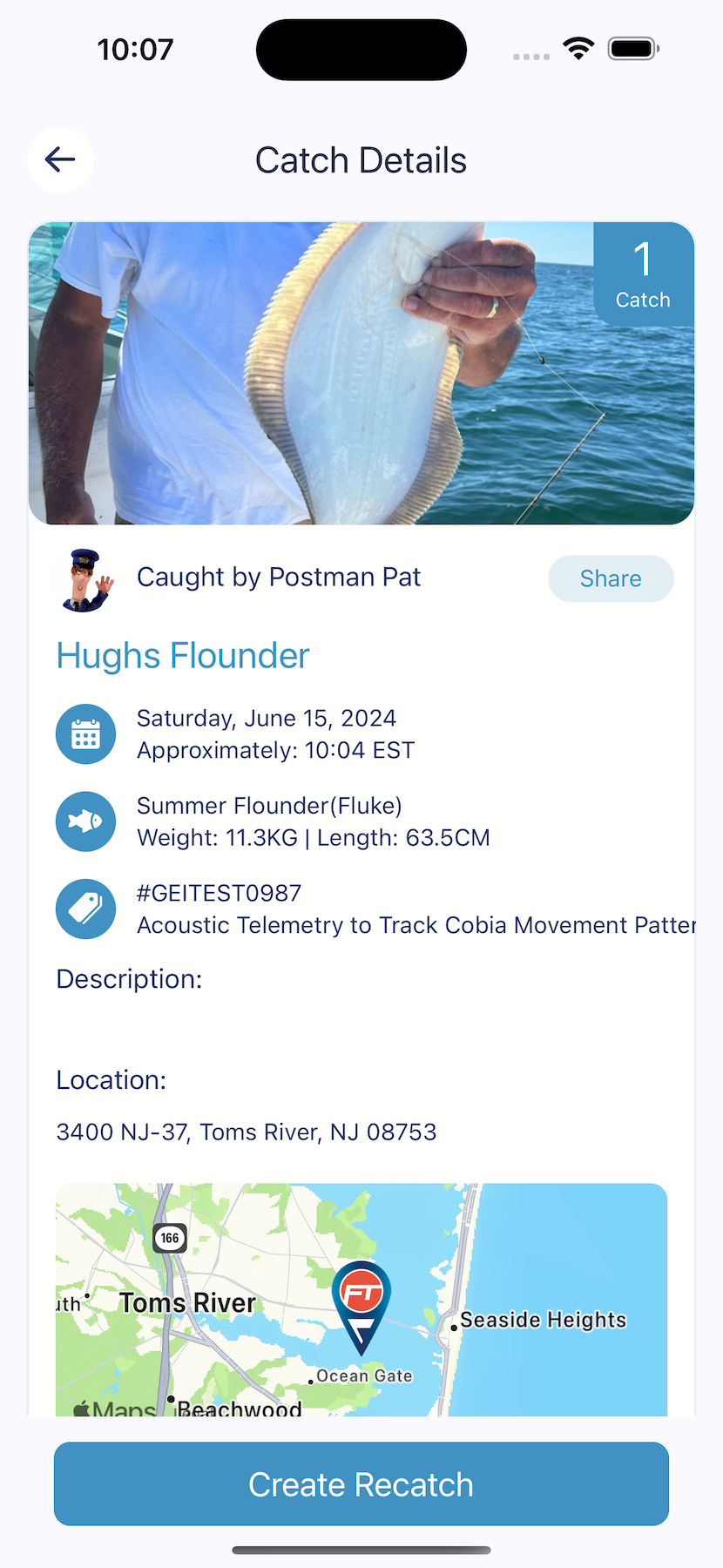 Fish-Trak App Details